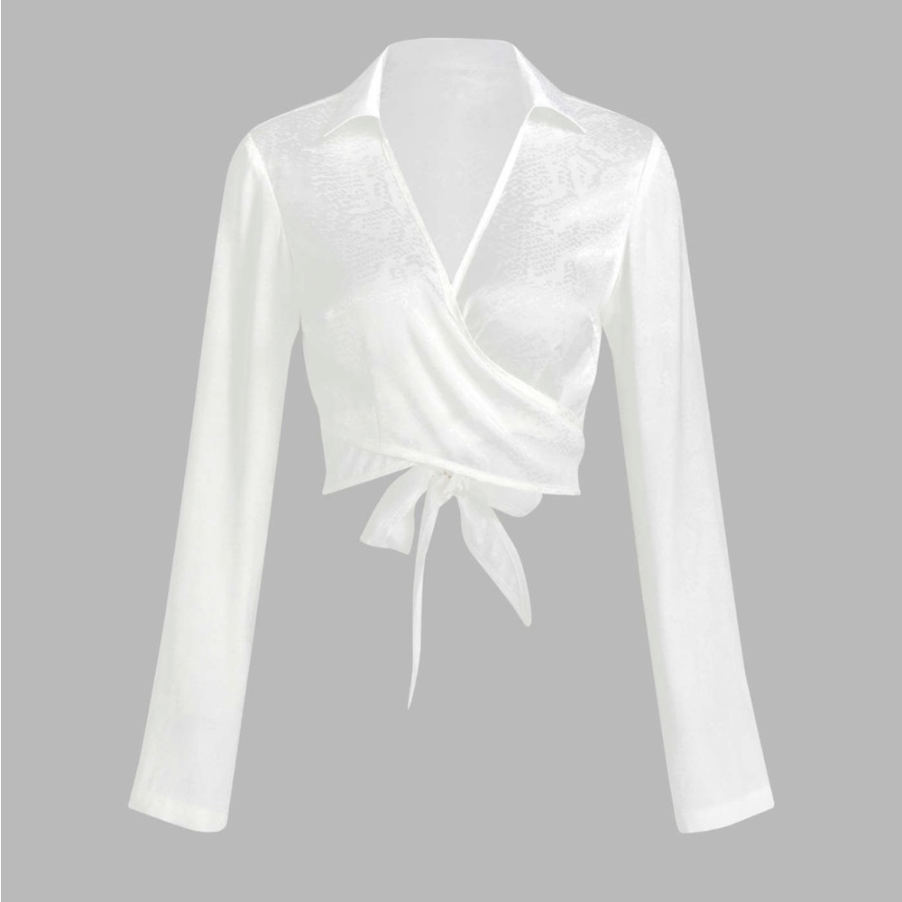 Cider - Tied up in the renaissance white blouse